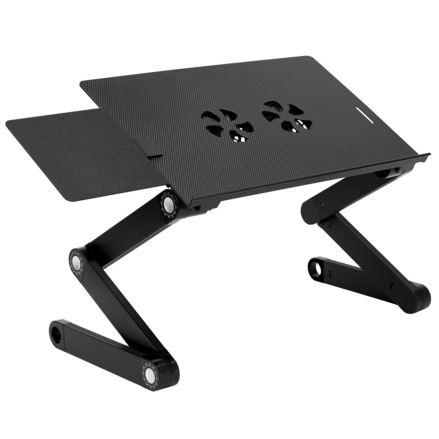 Mount-It! Adjustable Laptop Stand with Cooling Fans and Mouse Pad (MI-7211)