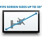 Mount-It! Full-Motion Single Monitor Wall Arm Mount, Up to 30", Black (MI-404)