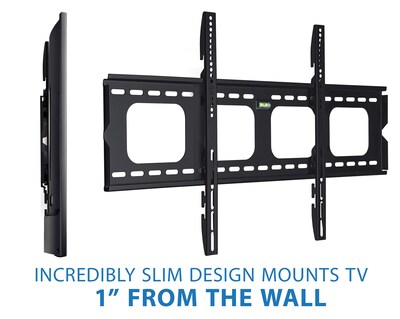 Mount-It! Low Profile Fixed Flat Screen TV Wall Mount Bracket for 42" to 70" VESA Mount TVs (MI-305L)