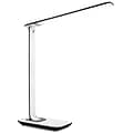 Mount-It! Turcom Dimmable LED Desk Lamp with USB Ports for Chargers (TS-7005)