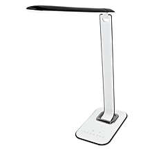 Mount-It! Turcom Dimmable LED Desk Lamp with USB Ports for Chargers (TS-7005)