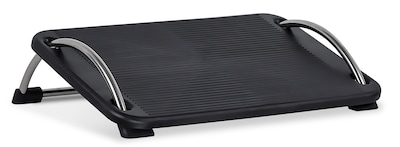 Safco Ergo-Comfort Adjustable Footrest Black