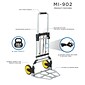 Mount-It! Folding Hand Truck and Dolly, 264 Lb Capacity (MI-902)