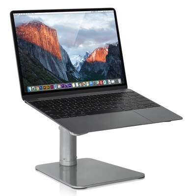 Mount-It! Adjustable Height Laptop Risers for 11-15 Laptops, Silver (MI-7271)