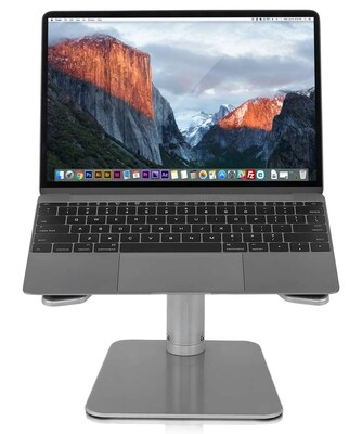 Mount-It! Adjustable Height Laptop Risers for 11"-15" Laptops, Silver (MI-7271)