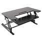 Mount-It! 36"W Manual Adjustable Standing Desk Converter, Black (MI-7926)