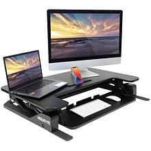 Mount-It! 36W Manual Adjustable Standing Desk Converter, Black (MI-7926)