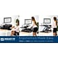 Mount-It! 49"W Manual Adjustable Standing Desk Converter, Black (MI-7925)