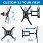 Mount-It! Full Motion Flat Screen TV and Monitors Wall Mount Bracket for 23" to 55" VESA Mount Screens (MI-4110)