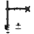 Mount-It! Adjustable Single Monitor Arm Mount, Black(MI-2751)