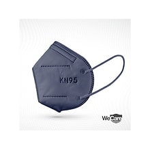 WeCare Disposable KN95 Face Mask, Adult, Navy, 20 Masks/Box, 50 Boxes/Pack (TBN203233)