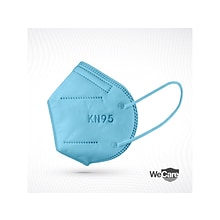 WeCare Disposable KN95 Face Mask, Adult, Blue, 20 Masks/Box, 50 Boxes/Pack (TBN203230)