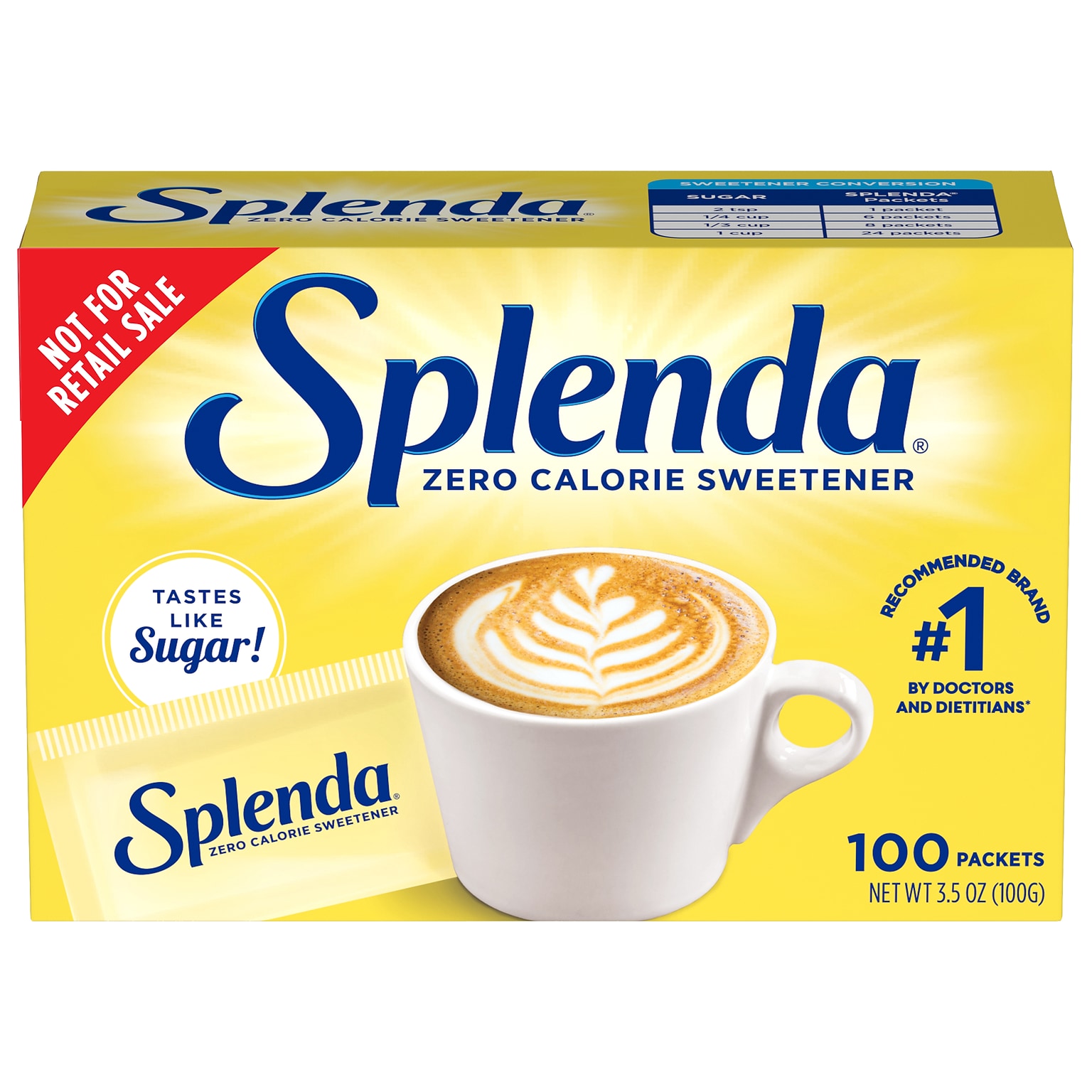 Splenda Artificial Sweetener Packets, 100/Box (HFP20002)