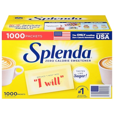 Splenda Artificial Sweeteners, 1000/Box (220-00459)