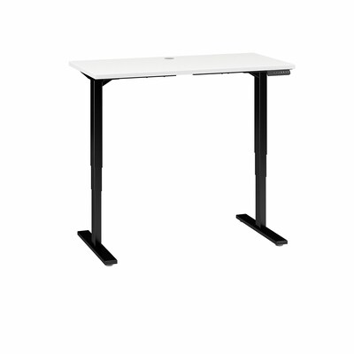 Bush Business Furniture Move 80 Series 23''-49'' Adjustable Standing Desk, White (HAT4824WHBK)