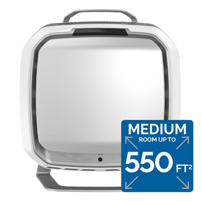 Fellowes AeraMax Pro AM3S H13 True HEPAFloor Stand Air Purifier, 300-550 Sf, Stainless (9450001)