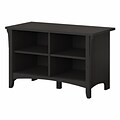 Bush Furniture Salinas Shoe Storage Bench, Vintage Black (SAS232VB-03)