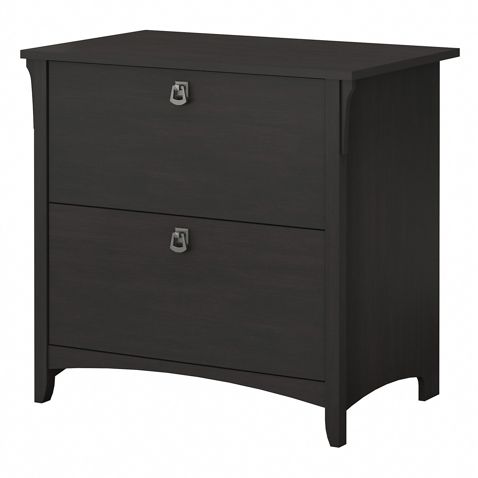 Bush Furniture Salinas Lateral File Cabinet, Vintage Black (SAF132VB-03)