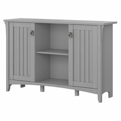 Bush Furniture Salinas Accent Storage Cabinet with Doors, Cape Cod Gray (SAS147CG-03)