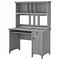 Bush Furniture Salinas 48W Small Computer Desk with Hutch, Cape Cod Gray (MY72308-03)