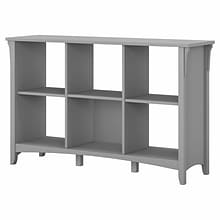 Bush Furniture Salinas 6 Cube Organizer, Cape Cod Gray (SAB148CG-03)