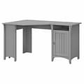 Bush Furniture Salinas 55W Corner Desk with Storage, Cape Cod Gray (SAD155CG-03)