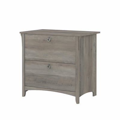 Bush Furniture Salinas 2-Drawer Lateral File Cabinet, Letter/Legal, Driftwood Gray, 31.73 (SAF132DG