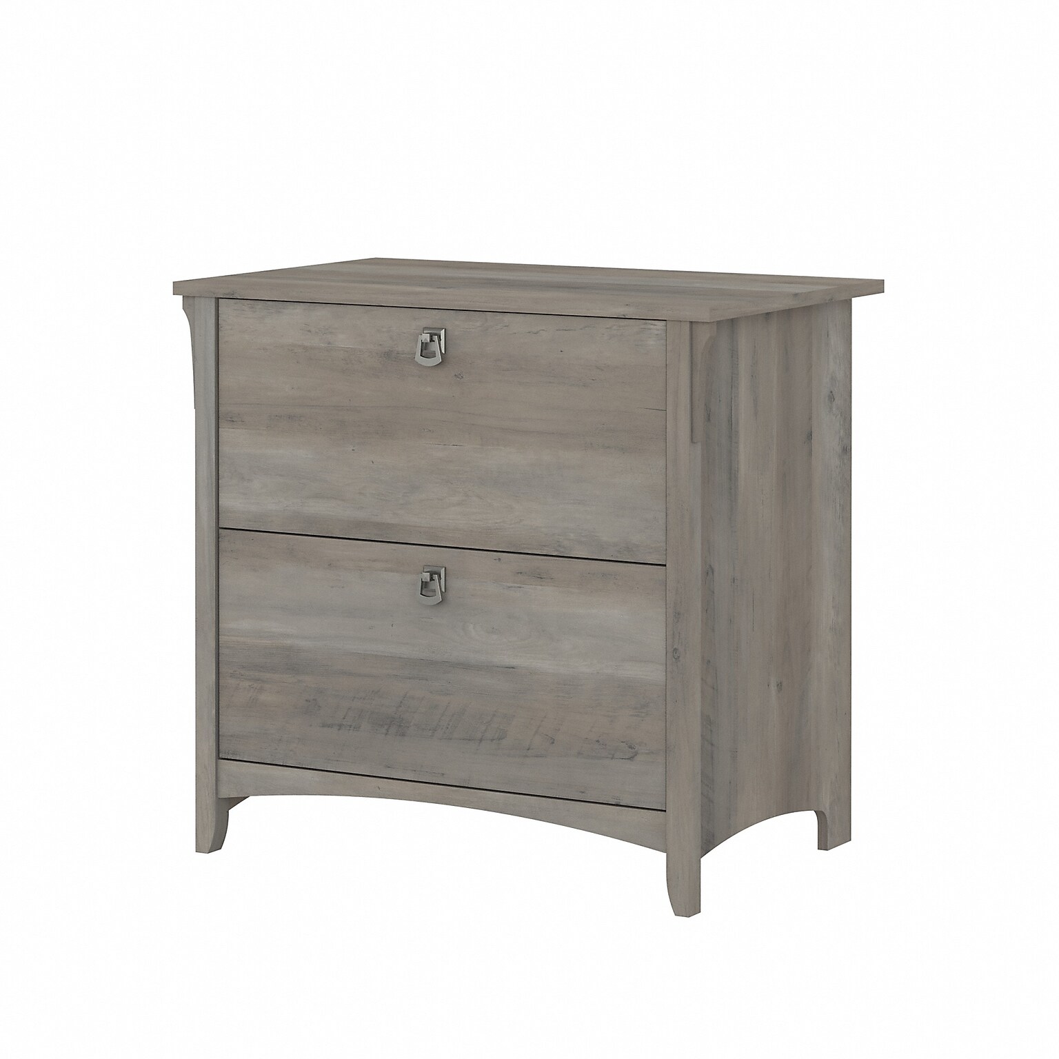 Bush Furniture Salinas 2-Drawer Lateral File Cabinet, Letter/Legal, Driftwood Gray, 31.73 (SAF132DG-03)