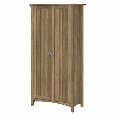 Bush Furniture Salinas 62.95 Tall Storage Cabinet with 4 Shelves, Reclaimed Pine (SAS332RCP-03)