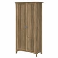 Bush Furniture Salinas 62.95 Tall Storage Cabinet with 4 Shelves, Reclaimed Pine (SAS332RCP-03)