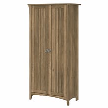 Bush Furniture Salinas 62.95 Tall Storage Cabinet with 4 Shelves, Reclaimed Pine (SAS332RCP-03)