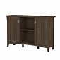 Bush Furniture Salinas 29.96" Accent Storage Cabinet with 3 Shelves, Ash Brown (SAS147ABR-03)