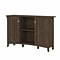 Bush Furniture Salinas 29.96 Accent Storage Cabinet with 3 Shelves, Ash Brown (SAS147ABR-03)
