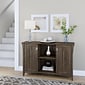 Bush Furniture Salinas 29.96" Accent Storage Cabinet with 3 Shelves, Ash Brown (SAS147ABR-03)