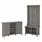 Bush Furniture Salinas 68.11 Storage Set with Hall Tree, Shoe Bench and Accent Cabinet, 5 Shelves,