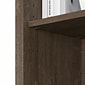 Bush Furniture Salinas 29.96" 6-Shelf Cube Organizer with Adjustable Shelves, Ash Brown Laminate (SAB148ABR-03)