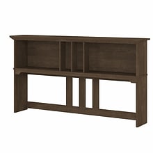 Bush Furniture Salinas 60 W Desktop Hutch, Ash Brown (SAH160ABR-03)