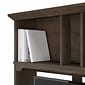 Bush Furniture Salinas 60 "W Desktop Hutch, Ash Brown (SAH160ABR-03)