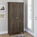 Bush Furniture Salinas 62.95 Tall Storage Cabinet with 4 Shelves, Ash Brown (SAS332ABR-03)