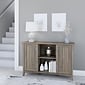 Bush Furniture Salinas 29.96" Storage Cabinet with 3 Shelves, Driftwood Gray (SAS147DG-03)
