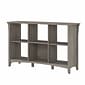 Bush Furniture Salinas 6-Shelf 30"H Cube Bookcase, Driftwood Gray (SAB148DG-03)