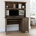 Bush Furniture Salinas 48W Small Computer Desk with Hutch, Ash Brown (MY72608-03)