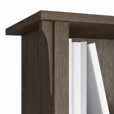 Bush Furniture Salinas 5-Shelf 63"H Bookcase, Ash Brown (SAB132ABR-03)