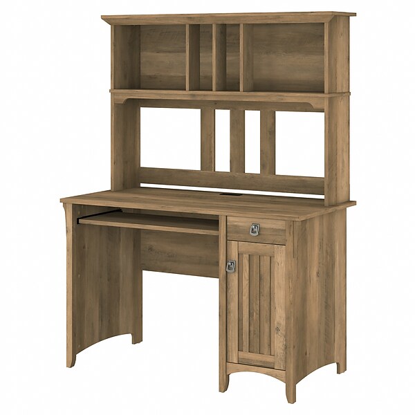 Bush Furniture Salinas 48 Computer Desk with Hutch, Reclaimed Pine (MY72408-03)