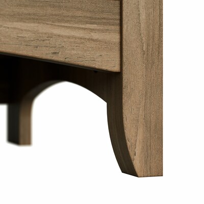 Bush Furniture Salinas 30" 6-Shelf Cube Organizer with Adjustable Shelves, Reclaimed Pine Laminate (SAB148RCP-03)