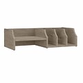 Bush Furniture Salinas Laminated Wood Desktop Organizer with Shelves, Shiplap Gray (SAS227G2W-Z)