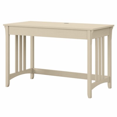 Bush Furniture Salinas 48 Writing Desk, Antique White (SAD148AW-03)