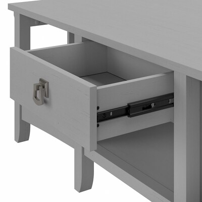 Bush Furniture Salinas 48" x 16" Coffee Table with Storage, Cape Cod Gray (SAT248CG-03)