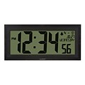 La Crosse Technology 15 Inch Textured Atomic Digital Wall Clock (515-1419-INT)