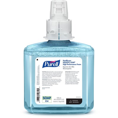 PURELL HEALTHY SOAP Foaming Hand Soap Refill for ES4 Dispenser, 1200 ml, 2/Carton (5085-02)